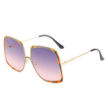 Load image into Gallery viewer, Oversized Pilot Sunglasses Women  Big Size Gradient Sun Glasses Men Shades UV400 Vintage Eyewear Gafas De Sol