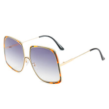 Load image into Gallery viewer, Oversized Pilot Sunglasses Women  Big Size Gradient Sun Glasses Men Shades UV400 Vintage Eyewear Gafas De Sol