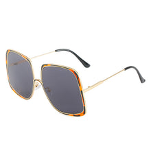 Load image into Gallery viewer, Oversized Pilot Sunglasses Women  Big Size Gradient Sun Glasses Men Shades UV400 Vintage Eyewear Gafas De Sol