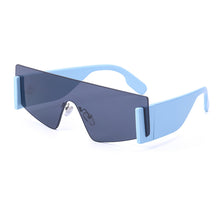Load image into Gallery viewer, Oversized Punk Square Sunglasses Women Men Rimless One Piece Goggles Shades Eyewear Lady  Brand Designer Eyeglasses UV400
