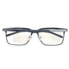 Load image into Gallery viewer, Oversized Pure Titanium Glass Frames Men Germany Designer Brand Blue/Grey Spring Hinge