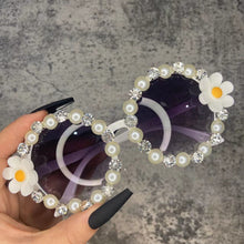 Load image into Gallery viewer, Oversized Rhinestone Round Sunglasses Women Diamond Shiny Brand Glasses Designer Women Sunglasses Shades Gafas UV400