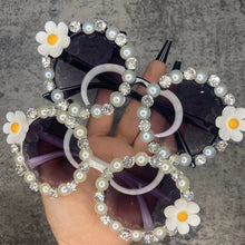 Load image into Gallery viewer, Oversized Rhinestone Round Sunglasses Women Diamond Shiny Brand Glasses Designer Women Sunglasses Shades Gafas UV400