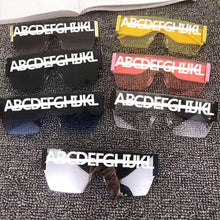 Load image into Gallery viewer, Oversized Rimless Sun Glasses For Women Flat Top Gradient Sunglasses Women  Lady Sunglass Female UV400 Shades Gafas