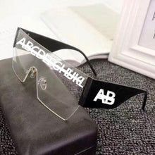 Load image into Gallery viewer, Oversized Rimless Sun Glasses For Women Flat Top Gradient Sunglasses Women  Lady Sunglass Female UV400 Shades Gafas