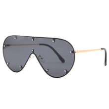 Carica l&#39;immagine nel visualizzatore di Gallery, Oversized Rimless Sunglasses Women Metal Gradient Sun glasses  Lady Sunglass Eyewear UV400 Shades gafas de sol
