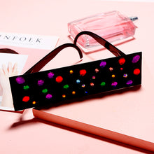 Load image into Gallery viewer, Oversized Rimless Sunglasses Women Brand Designer Diamond Goggle Sun Glasses Shades Rhinestone Lens Ladies Frameless Eyeglasses