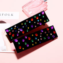 Carica l&#39;immagine nel visualizzatore di Gallery, Occhiali da sole senza montatura oversize da donna Designer di marca Occhiali da sole con diamanti Occhiali da sole Tonalità con lenti in strass Occhiali da vista senza montatura da donna