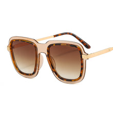 Load image into Gallery viewer, Oversized Rimless Sunglasses Women Punk Square Sun Glasses Men UV400 Shades Bi-color  Frameless Eyewear Eyeglasses