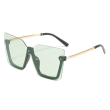 Load image into Gallery viewer, Oversized Rimless Women Sunglasses Square Gradient Sunglasses for Men Steampunk Sun Glasses Women Punk Eyewear UV400 Driving