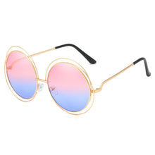 Load image into Gallery viewer, Oversized Round Steampunk Sunglasses For Women  Brand Designer Punk Sunglasses Oculos De Sol For Ladies Sunglasses