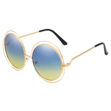 Load image into Gallery viewer, Oversized Round Steampunk Sunglasses For Women  Brand Designer Punk Sunglasses Oculos De Sol For Ladies Sunglasses