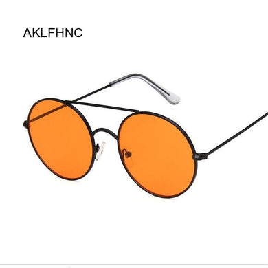 Oversized Round Sunglasses Women Large Size Big Retro Mirror Sun Glasses Lady Female Vintage Brand Designer UV400