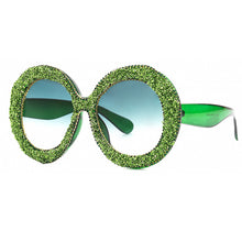 Load image into Gallery viewer, Oversized Round Sunglasses Women 2023 Steampunk Diamond Sunglasses Oval Punk Glasses Gradient Handmade Rhinestone Sunglasses Men
