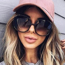 Load image into Gallery viewer, Oversized Round Sunglasses Women  Brand Sun glasses 2023 Ladies Woman Glasses Gafas Shade de sol UV400 okulary