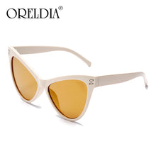 Load image into Gallery viewer, Oversized Sexy Cat Eye Sunglasses Women 2023 Brand Designer Triangle Mirror Cateye Sun Glasses Female Lens Shades UV400 Oculos