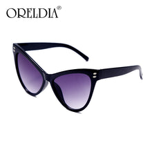 Load image into Gallery viewer, Oversized Sexy Cat Eye Sunglasses Women 2023 Brand Designer Triangle Mirror Cateye Sun Glasses Female Lens Shades UV400 Oculos
