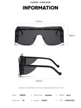 Load image into Gallery viewer, Oversized Shades Rectangle Men Sun Glasses Felmale Sunglasses Hip Hop Trending  Brand  Design For 2023