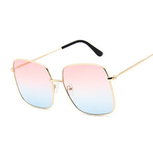 Load image into Gallery viewer, Oversized Shades Women Sunglasses Black Fashion Square Big Frame Sunglasses Female Vintage Retro Glasses Unisex Oculos Feminino