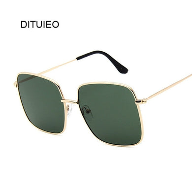 Oversized Shades Women Sunglasses Black Fashion Square Big Frame Sunglasses Female Vintage Retro Glasses Unisex Oculos Feminino