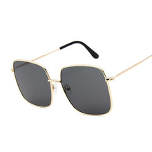 Load image into Gallery viewer, Oversized Shades Women Sunglasses Black Fashion Square Big Frame Sunglasses Female Vintage Retro Glasses Unisex Oculos Feminino