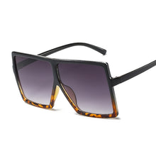 Load image into Gallery viewer, Oversized Shades Women Sunglasses Black Square Glasses Big Frame Sunglasses Vintage Retro Glasses Unisex Oculos Feminino