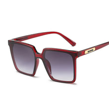 Load image into Gallery viewer, Oversized Shades Women Sunglasses Black Square Glasses Big Frame Vintage Retro Glasses Female Unisex Oculos Feminino