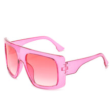 Load image into Gallery viewer, Oversized Shield Square Sunglasses For Women Big Sun Glasses Eyewear Female Cool Black Blue Shades Oculos Lunette De Soleil