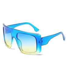 Load image into Gallery viewer, Oversized Shield Square Sunglasses For Women Big Sun Glasses Eyewear Female Cool Black Blue Shades Oculos Lunette De Soleil
