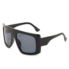 Load image into Gallery viewer, Oversized Shield Square Sunglasses For Women Big Sun Glasses Eyewear Female Cool Black Blue Shades Oculos Lunette De Soleil