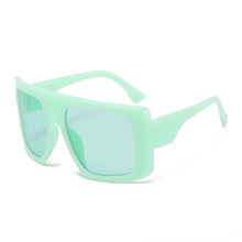 Load image into Gallery viewer, Oversized Shield Square Sunglasses For Women Big Sun Glasses Eyewear Female Cool Black Blue Shades Oculos Lunette De Soleil