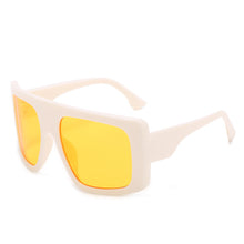 Load image into Gallery viewer, Oversized Shield Square Sunglasses For Women Big Sun Glasses Eyewear Female Cool Black Blue Shades Oculos Lunette De Soleil