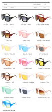 Load image into Gallery viewer, Oversized Shield Square Sunglasses For Women Big Sun Glasses Eyewear Female Cool Black Blue Shades Oculos Lunette De Soleil