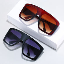 Load image into Gallery viewer, Oversized Shield Square Sunglasses For Women Big Sun Glasses Eyewear Female Cool Black Blue Shades Oculos Lunette De Soleil