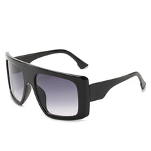 Load image into Gallery viewer, Oversized Shield Square Sunglasses For Women Big Sun Glasses Eyewear Female Cool Black Blue Shades Oculos Lunette De Soleil