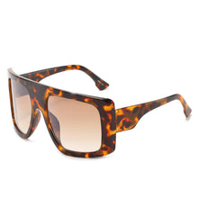 Load image into Gallery viewer, Oversized Shield Square Sunglasses For Women Big Sun Glasses Eyewear Female Cool Black Blue Shades Oculos Lunette De Soleil