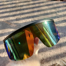 Load image into Gallery viewer, Oversized Sports Sunglasses Men 2023  Brand Windproof Rectangle Sun Glasses For Women Driving Goggles Oculos De Sol Mascul