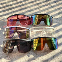 Load image into Gallery viewer, Oversized Sports Sunglasses Men 2023  Brand Windproof Rectangle Sun Glasses For Women Driving Goggles Oculos De Sol Mascul