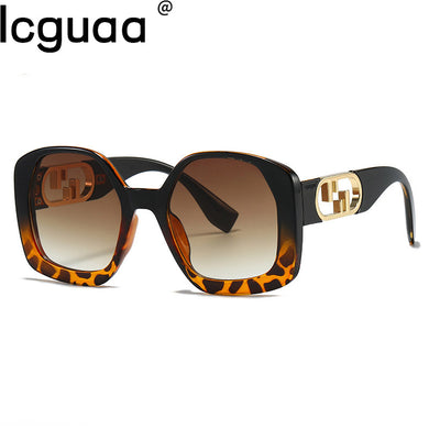 Oversized Square Black Sunglasses Women 2023  Designer Rectangle Sun Glasses Men Shades Sonnenbrille Herren