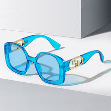 Load image into Gallery viewer, Oversized Square Black Sunglasses Women 2023  Designer Rectangle Sun Glasses Men Shades Sonnenbrille Herren