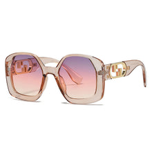 Load image into Gallery viewer, Oversized Square Black Sunglasses Women 2023  Designer Rectangle Sun Glasses Men Shades Sonnenbrille Herren