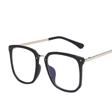Load image into Gallery viewer, Oversized Square Eyeglasses Women Eyewear Punk Big Eye Glasses Men UV Protection Spectacle Frames Solid Color