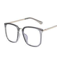 Load image into Gallery viewer, Oversized Square Eyeglasses Women Eyewear Punk Big Eye Glasses Men UV Protection Spectacle Frames Solid Color