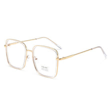 Load image into Gallery viewer, Oversized Square Glasses Frame Women Men Vintage Anti-blue light Eyeglasses Student Myopia Spectacle Frames Fake Glasses