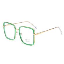 Load image into Gallery viewer, Oversized Square Glasses Frame Women Men Vintage Anti-blue light Eyeglasses Student Myopia Spectacle Frames Fake Glasses