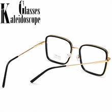 Load image into Gallery viewer, Oversized Square Glasses Frame Women Men Vintage Anti-blue light Eyeglasses Student Myopia Spectacle Frames Fake Glasses