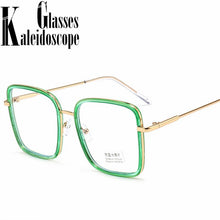 Load image into Gallery viewer, Oversized Square Glasses Frame Women Men Vintage Anti-blue light Eyeglasses Student Myopia Spectacle Frames Fake Glasses