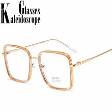 Load image into Gallery viewer, Oversized Square Glasses Frame Women Men Vintage Anti-blue light Eyeglasses Student Myopia Spectacle Frames Fake Glasses