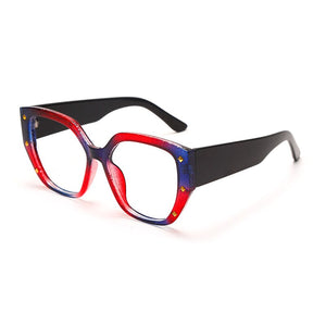 Oversized Square Glasses Frames Women Vintage  Transparent Eyewear Glasses Men Prescription Myopia Eyeglasses Frames