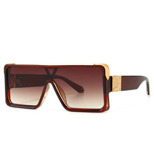 Load image into Gallery viewer, Oversized Square Millionaire  Sunglasses Women  Brand Retro Lens Female Metal Sun Glasses Men Gafas Glasses
